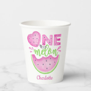 Gobelets En Papier Un dans un Melon Watermelon Coupes de papier d'ann