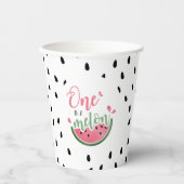 Gobelets En Papier Un dans un Melon Watermelon Premier anniversaire (Recto)