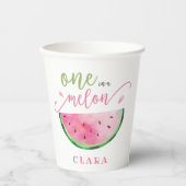 Gobelets En Papier Un dans une pastèque melon (Recto)