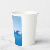 Gobelets En Papier Un dauphin bleu (Gauche)
