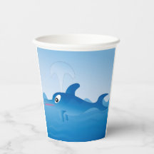 Un dauphin bleu