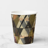 Gobelets En Papier Un design abstrait moderne (Recto)