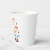 Gobelets En Papier Un Dîner Rétro D'Action De Grâce (Gauche)