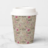 Gobelets En Papier Un Ephémère français série 24 (Verso)