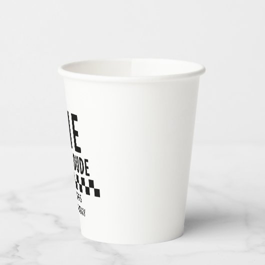 Gobelets En Papier Un heureux Dude premier anniversaire (Gauche)