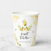 Gobelets En Papier Un jour d'abeille 1er anniversaire tellement doux  (Recto)