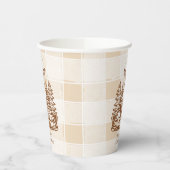 Gobelets En Papier Un joyeux Camper Mountain Forest 1er anniversaire (Gauche)