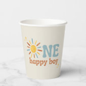 Gobelets En Papier Un Joyeux Garçon, 1Er Voyage Autour Du Soleil (Verso)