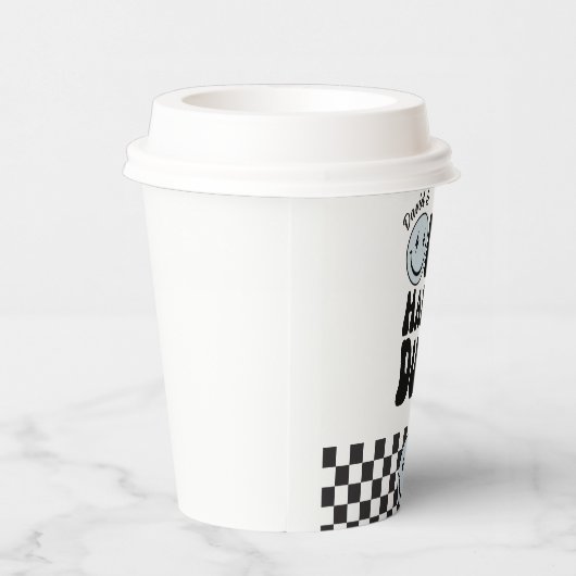 Gobelets En Papier Un joyeux Mec Premier anniversaire Joyeux Visage (Droite)