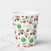 Gobelets En Papier Un Noël très joyeux du roi Charles (Droite)