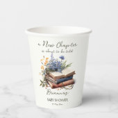 Gobelets En Papier Un nouveau baby shower de chapitre (Recto)