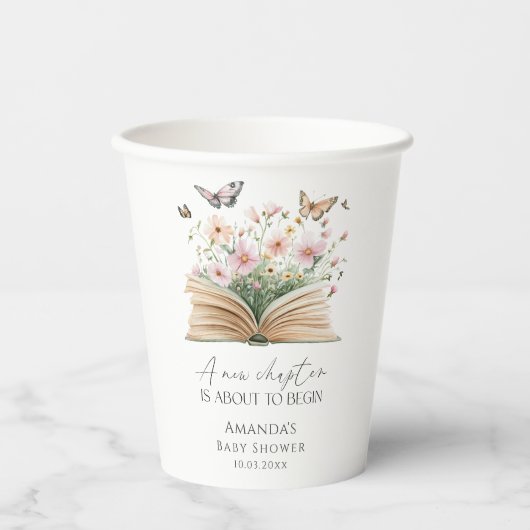 Gobelets En Papier Un Nouveau Chapitre Est Sur Le Point De Commencer (Recto)