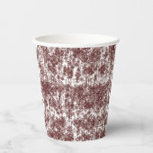 Gobelets En Papier Un papier d'emballage blanc symétrique avec un rep (Recto)