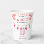 Gobelets En Papier Un Petit Amoureux | Baby shower de la Saint Valent (Verso)