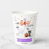 Gobelets En Papier Un petit Baby shower Boo Halloween (Verso)