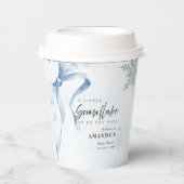 Gobelets En Papier Un petit Baby shower de Parties scintillant Snowfl (Recto)