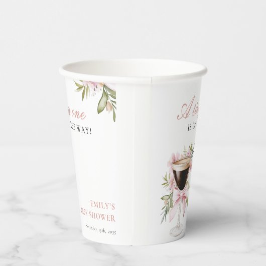 Gobelets En Papier Un Petit Baby shower Espresso Martini (Droite)