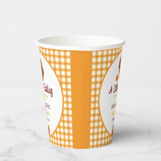 Gobelets En Papier Un Petit Baby shower Turc Tombe Thankgiving (Droite)