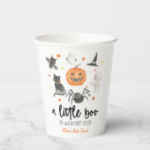 Gobelets En Papier Un Petit Boo Est Presque Attendu ! Baby shower Hal (Verso)