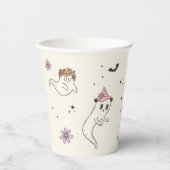 Gobelets En Papier Un petit livre est presque dû Baby shower d'Hallow (Recto)