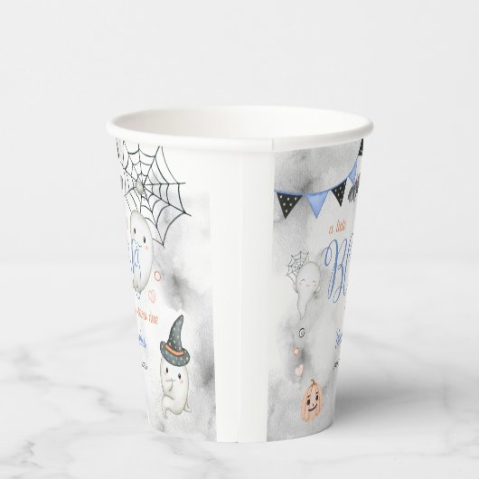 Gobelets En Papier Un petit livre est presque dû Baby shower garçon (Droite)