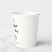 Gobelets En Papier Un Petit Pétard Est En Route (Gauche)