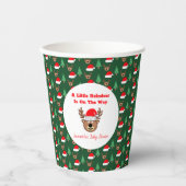 Gobelets En Papier Un Peu De Rinder Est En Route (Recto)