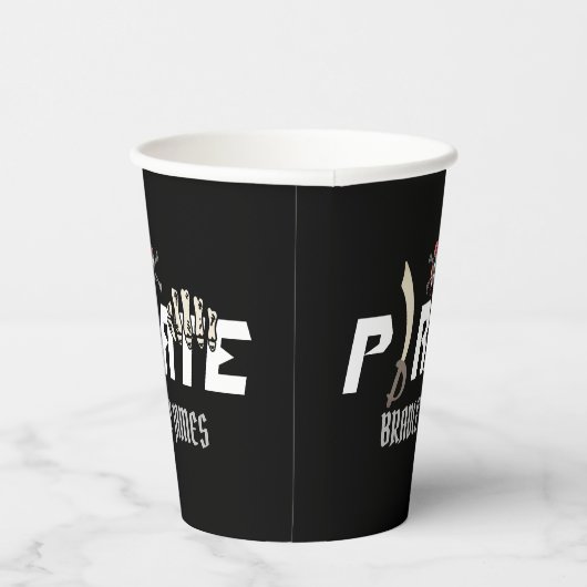 Gobelets En Papier Un pirate | International Talk Like a Pirate day (Droite)