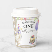 Gobelets En Papier Un premier anniversaire d'une oie sotte (Recto)