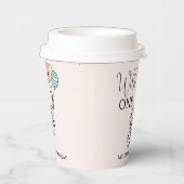 Gobelets En Papier Un sauvage | Leopard Balloon fille 1er anniversair (Droite)