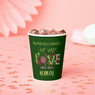 GOBELETS EN PAPIER UN SIMPLE CADEAU D'AMOUR POUR PETITE AMIE, FEMME,
