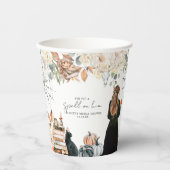 Gobelets En Papier Un Sort | Fête de Mariage de Halloween (Recto)