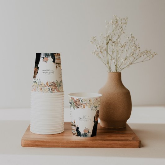 Gobelets En Papier Un sort | Fête des mariées Halloween