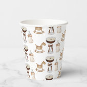 Gobelets En Papier Un Tini Sur Le Chemin Baby shower Espresso Martini (Verso)