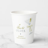 Gobelets En Papier Un Tini Un Peu Plus Ancien Cocktail Martini (Recto)
