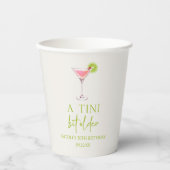 Gobelets En Papier Un Tini Un Peu Plus Ancien Cosmo Rose Martini Anni (Recto)