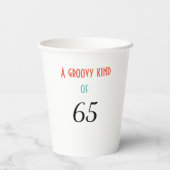 Gobelets En Papier Un type super de 65 (Verso)