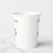 Gobelets En Papier Un type super de 65 (Droite)