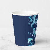 Gobelets En Papier Under the Sea birthday invitation, ocean boy  (Droite)