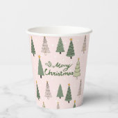 Gobelets En Papier Under the Snowy Trees – Christmas (Verso)