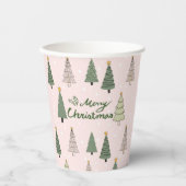 Gobelets En Papier Under the Snowy Trees – Christmas (Recto)