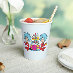 Gobelets En Papier Une chose Deux choses du parti