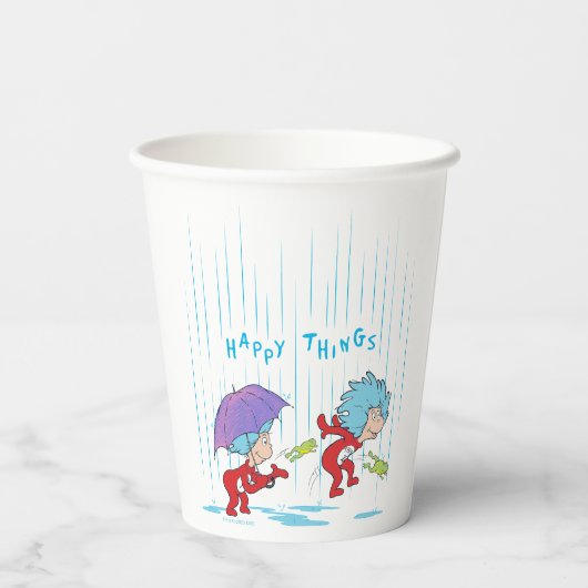 Gobelets En Papier Une chose deux choses heureuses (Verso)