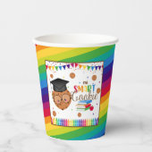 Gobelets En Papier Une coupe Smart Cookie Party (Recto)