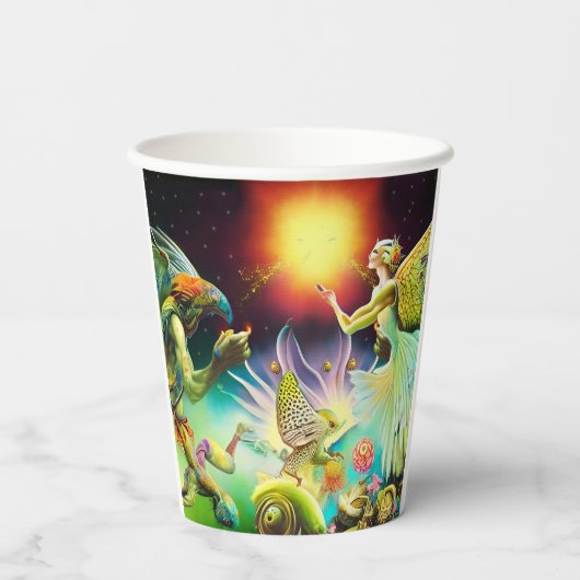 Gobelets En Papier Une époque de peinture à l'huile repensée (Verso)