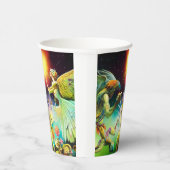 Gobelets En Papier Une époque de peinture à l'huile repensée (Droite)