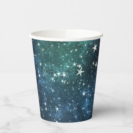 Gobelets En Papier Une nuit pleine étoile (Gauche)