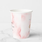 Gobelets En Papier Une Petite Princesse Est En Chemin Baby shower Ros (Droite)