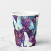 Gobelets En Papier Une série mystique de papillons 7 (Verso)