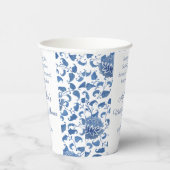 Gobelets En Papier Une vieille nouvelle Fête des mariées bleue emprun (Droite)